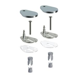 Scharnierset t.b.v. InBe toiletzitting IB/04.06050