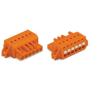 1-draads FE steker Druk oranje 2231-307/031-000 VVE=50