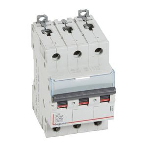 Installatieautomaat DX³ 6000A/10kA 3-polig D-karakteristiek 25A