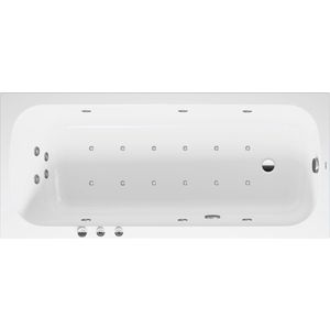 Qatego Whirlbad Wit 1800x800x480mm 760613000CP1000