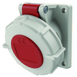 Inbouwwandcontactdoos 16A 3-polig  9H 400V IP67 TwinCONTACT