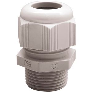 Wartel+lamellen poly 6 M12 Reductor grijs RAL7035 VVE=20