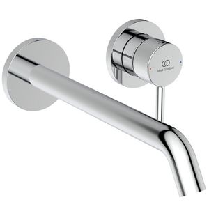 Wandmengkraan m. uitloop 220mm opbouwdelen chroom ceraline nuovo