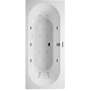 Whirlpool Carolina Rihopool 170x80cm systeem JOY rechts hoogglans wit