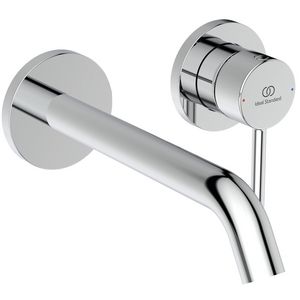 Wandmengkraan m. uitloop 180mm opbouwdelen chroom ceraline nuovo