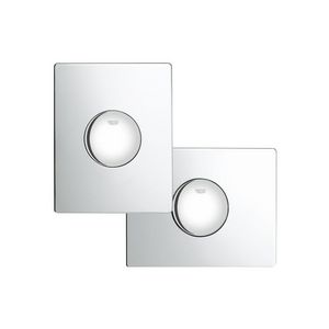 Skate bedieningspaneel closet chroom b156xh197mm enkele spoeling