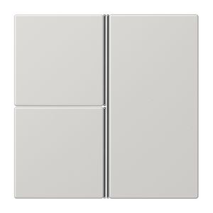 Tastafdekking 3-voudig pijl compleet LS L.grijs KNX