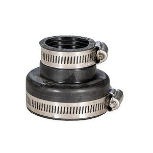 Leidingadapter EPDM/RVS DN50 leiding+buitendiameter 32-40mm