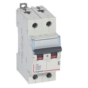 Installatieautomaat DX³ 6000A/10kA 2-polig D-karakteristiek 50A