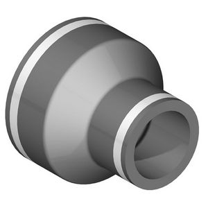 Leidingadapter EPDM/RVS DN50 leiding+buitendiameter 53-63mm
