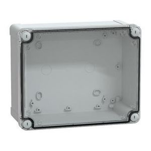 PC kast Int 225x175x100mm Ext 241x194x105 Transp deksel H20