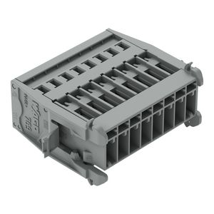 1-draads male steker CAGE CLAMP 4mm² grijs VVE=20