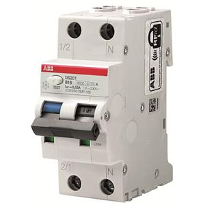 Aardlekautomaat 1P+N B kar 16,A 30mA 6kA VVE=48