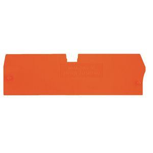 Afsluit- eindplaat oranje h:92.95mm b:2.5mm V VVE=50