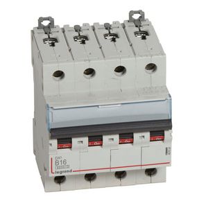 Installatieautomaat DX³ 6000A/10kA 4-polig B-karakteristiek 16A