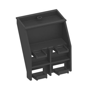 Kanaalmontage voor Deskbox zwartz