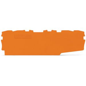 Afsluit- en tussenplaat 0,7 mm dik oranje 2000-2196 VVE=25