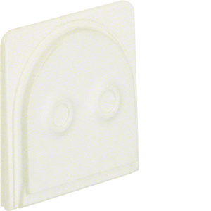 Invoerstuk voor 2 kabels W.1 polarwit