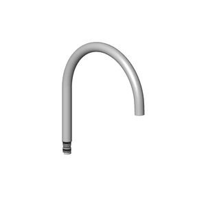 Uitloop 260mm, 27-30l/min. chr