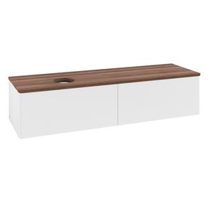 Wastafelonderkast Antao 1600x360x500mm White Matt Lacquer K37012MT