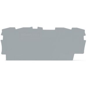 Afsluit- en tussenplaat 0,8mm dik grijs 2002-1491