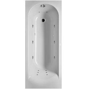 Whirlpool Miami Rihopool 150x70cm systeem FLOW rechts hoogglans wit