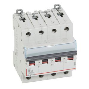 Installatieautomaat DX³ 6000A/10kA 4-polig B-karakteristiek 32