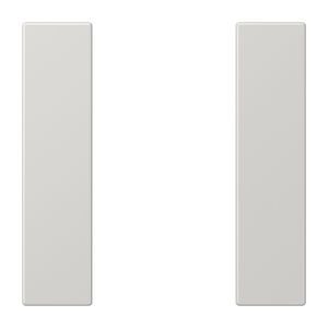 Tastafdekking compleet 1-voudig LS lichtgrijs KNX