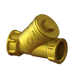 Vuilfilter PN 25, messing DN 25, 1 bi, 600 mu.m