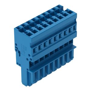 1-draads female steker CAGE CLAMP 4mm² blauw VVE=25