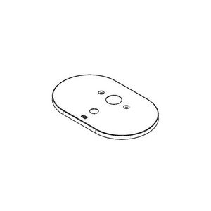 Rozet v. pressure balance valve omst. 245x145x9mm chr