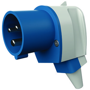 Haakse contactstop 16A 3-polig  6H 230V IP44