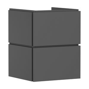 Badmeubel Xilesa E 480/470+2 lades fontein Slate Matt Grey