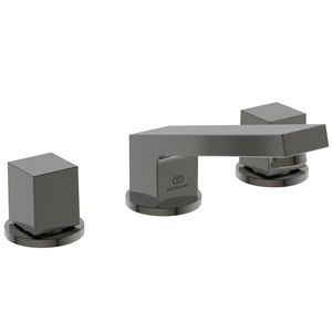 Wastafelmengkraan 3-gats 5l/min m. waste magnetic grey Extra