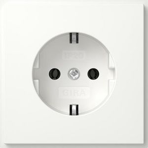 wandcontactdoos met randaarde (IP20) Gira TX_44 zuiver wit
