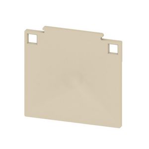 Afsluit- eindplaat (terminal) h:50mm b:2.5mm, VVE=20