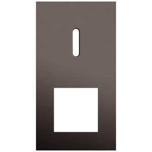 2-voudige afdekplaat Verticaal 71mm centerafstand voor een enkelv