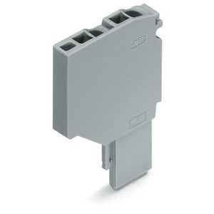 2-draads beginmodule FE steker Push-in 1,5 mm² grijs VVE=250