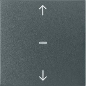 Drukknopmodule afdekking 1-v pijlsymbool berker S.1/B.3/B.7