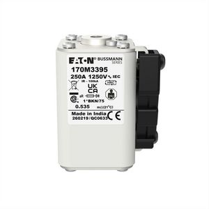 Zekering h. snelheid 250A AC 1250V 100kA compact 1 45 VVE=4