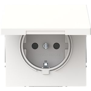 Wandcontactdoos randaarde kv kd cpl inb art-matwit (20 EUKBR-44M)