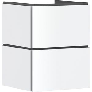 Badmeubel Xilesa E 480/470+2 lades fontein mat wit
