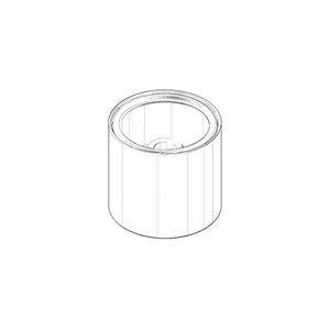 Douchekop spoeldouches Douchekop 26x32mm,27-30l/min.plat.ge