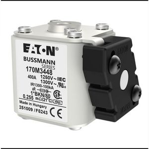 Zekering h. snelheid 400A AC 1250V 100kA compact 1 45 VVE=3