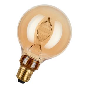 LED-lamp G95 SPIRALED gloeibol E27 DIM 3.5W 120lm 818 goud