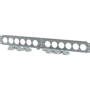XT-XP Kabelinvoerplaat BOVEN/ONDER, 2 delen, met 20 x KT42 o