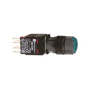 Drukknop Verlicht Verzonken Vergrendeling 16mm 24V 1NO -
