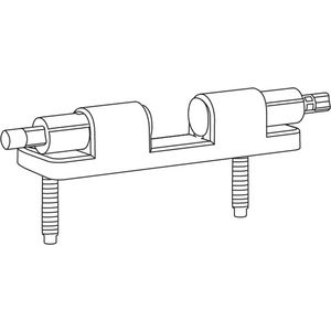 Scharnierpaar tbv WC-zitting 006429 RVS