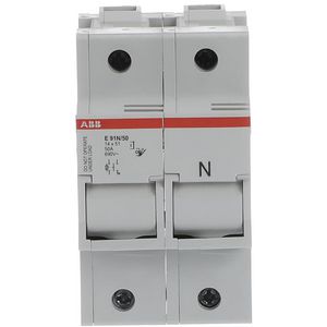 Zekeringhouder voor 14x 51mm zekeringen 1p+N max 50A