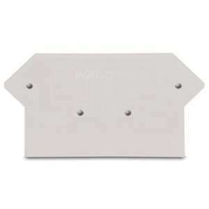 Afsluit-+tussenplaat 3mm li.grijs 281-353 VVE=25